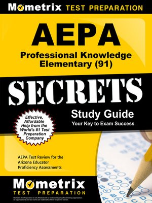 cover image of AEPA Professional Knowledge - Elementary (91) Secrets Study Guide